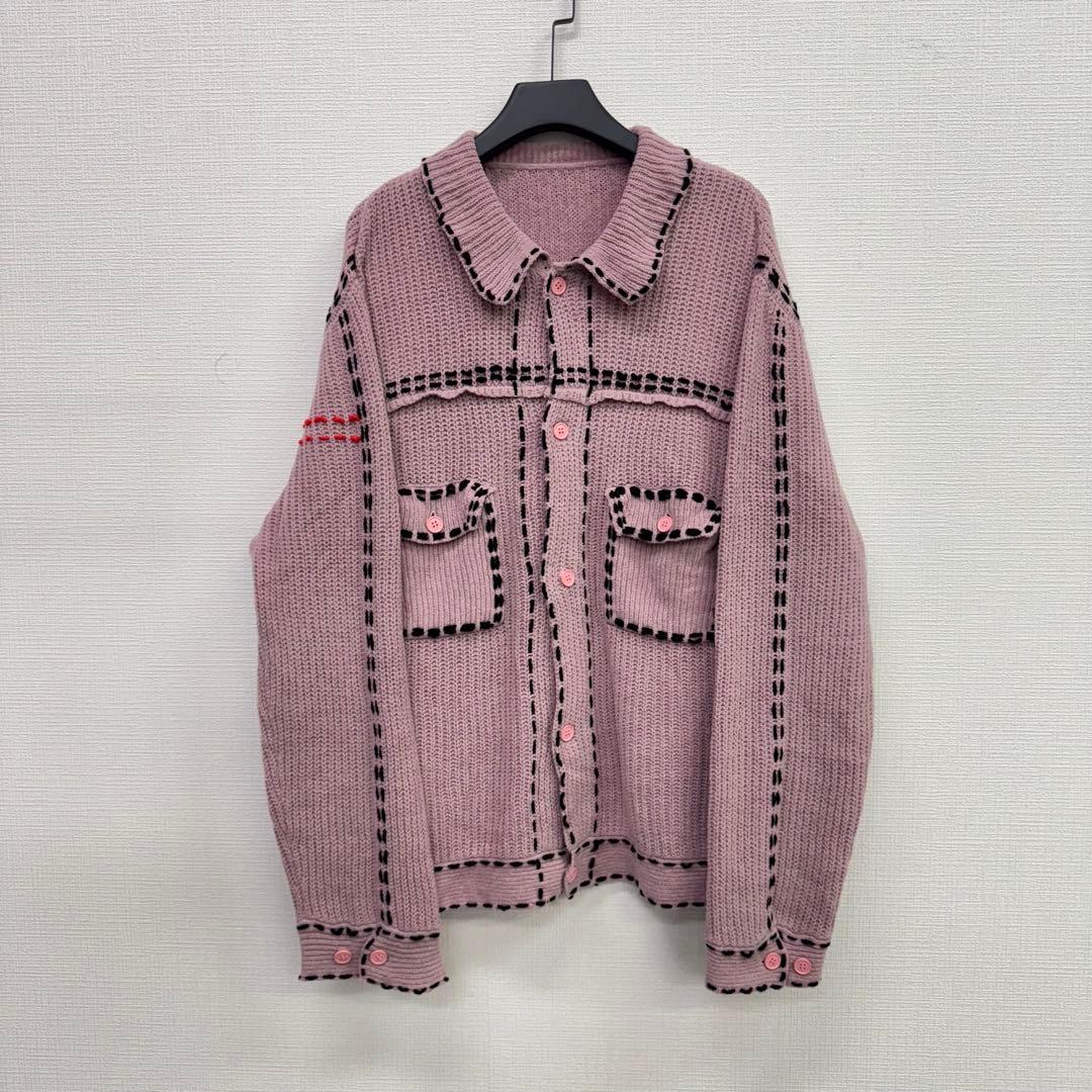 【即発送】PHINGERIN PG1 KNIT 2023AW ピンク XXL