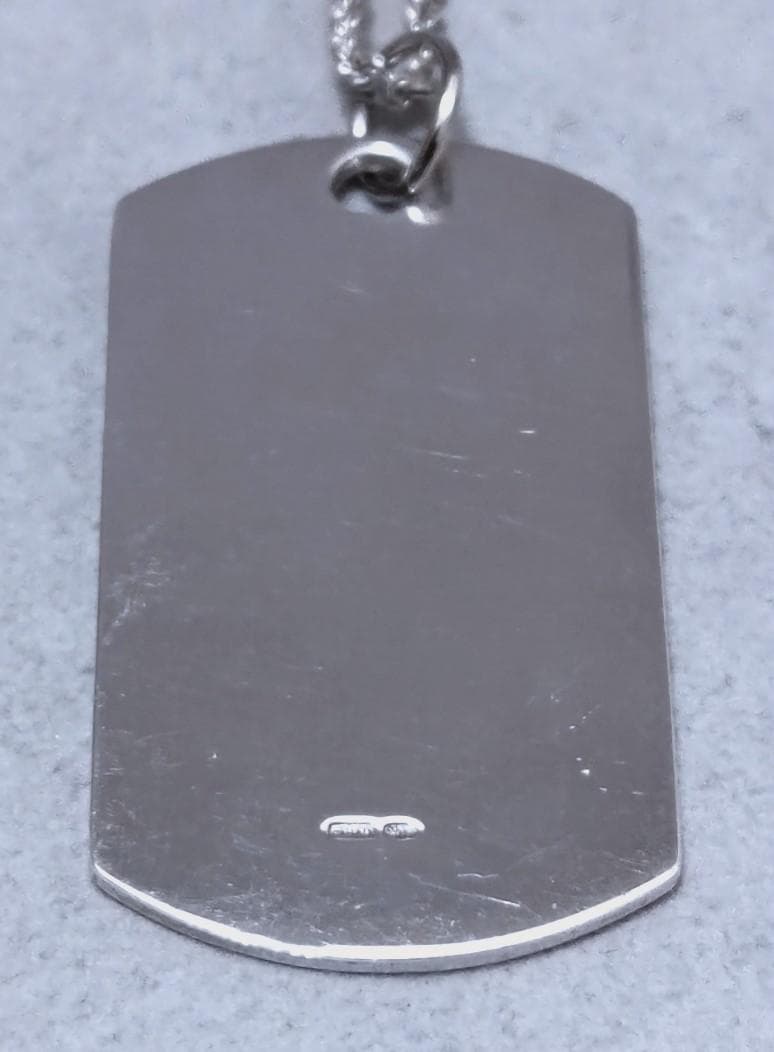 Gucci　グッチ　SV925　ドックタグ　ネックレストップ　39972