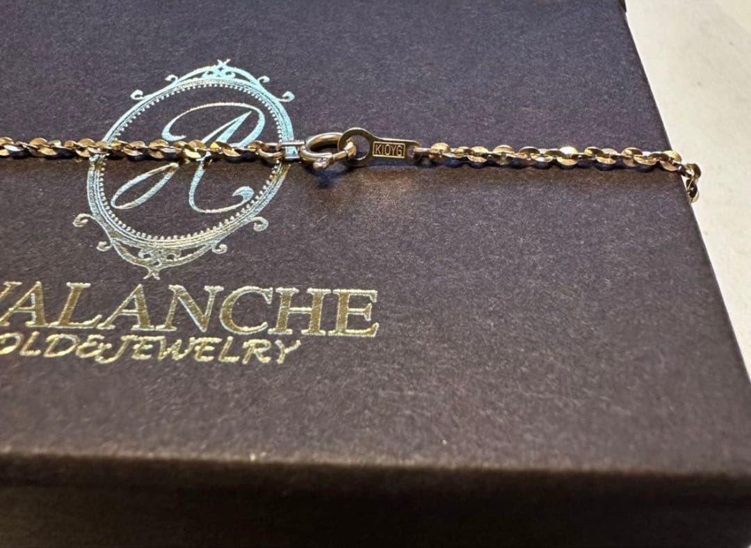 Avalanche K10 YG ネックレス　45cm チェーン　アヴァランチ