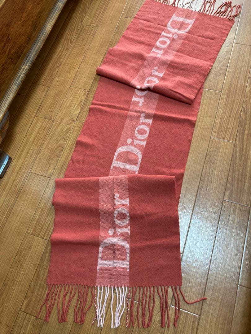 Christian Dior ロゴ入りマフラー
