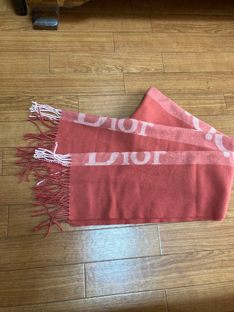Christian Dior ロゴ入りマフラー