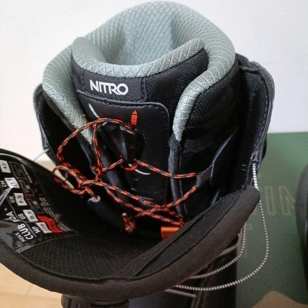 未使用品　NITRO CLUBBOA スノーボードブーツ 27.5cm　グラトリ
