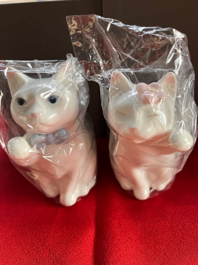ノリタケ 招き猫ペアウェルカムキャット