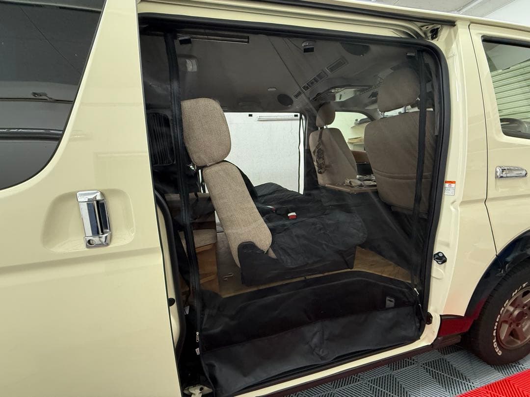 美品　ユーアイビークル　防虫ネット　3面セット　蚊帳　ハイエース　スーパーGL