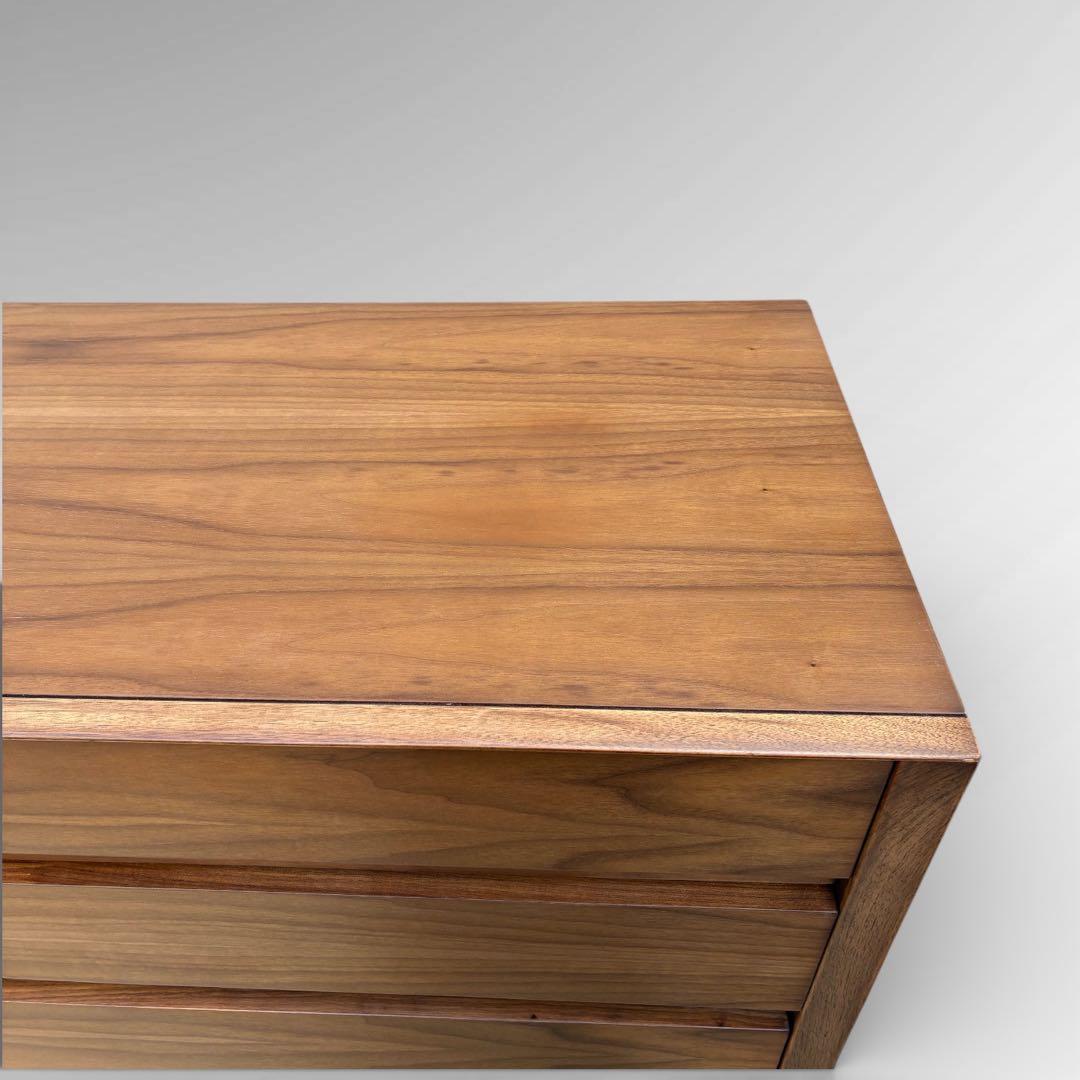 美品　IDC　大塚家具　ウォールナット　6段　チェスト　北欧　タンス