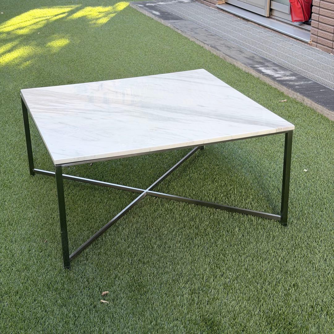 ‼️お値段変更しました‼️廃盤⭐️美品⭐️ACTUS⭐️天然大理石ローテーブル⭐️アクタス