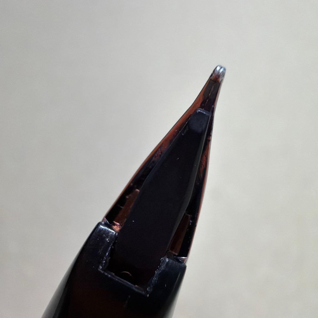 廃盤 パイロット Elite エリート 格子 万年筆 18K 750 M 蝕刻