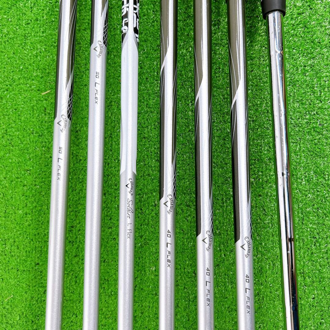 キャロウェイ ソレイユ レディースクラブセット7本 L 初心者 ワンサイダーPT