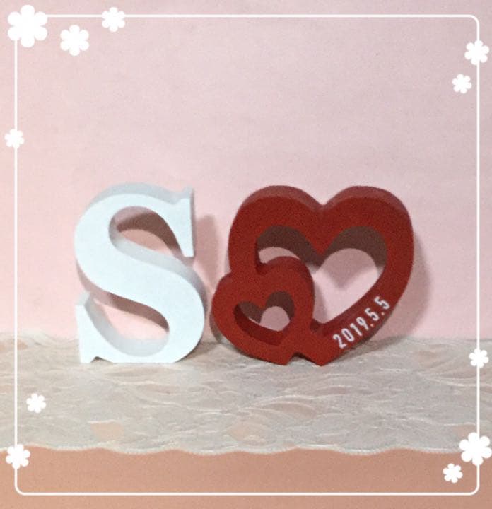 ほっち様確認用♡イニシャルオブジェ