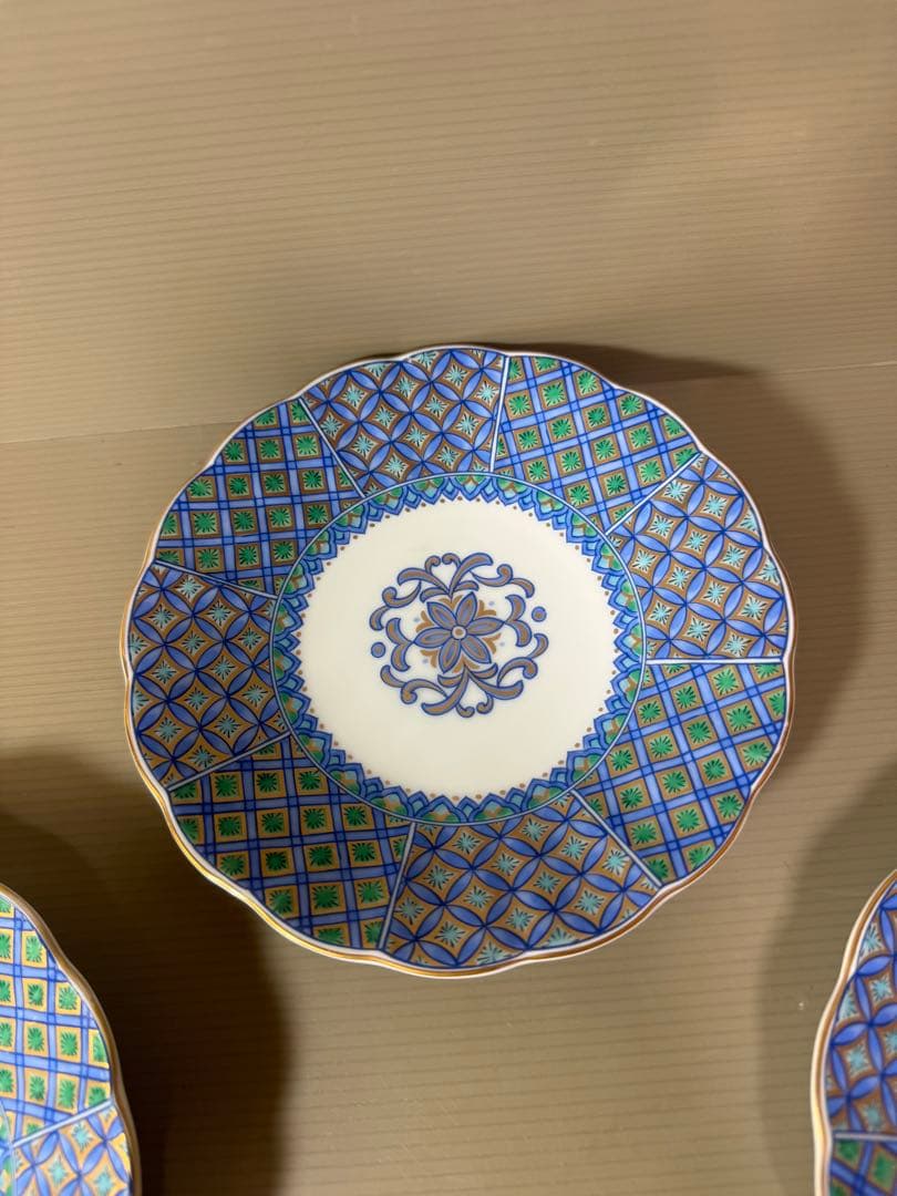 2815 有田焼　翔山　金彩　銘々皿　5枚セット　未使用