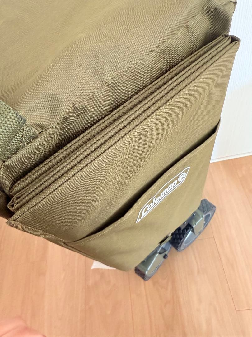 【新品・未使用】Coleman 折りたたみキャリーカート オリーブ