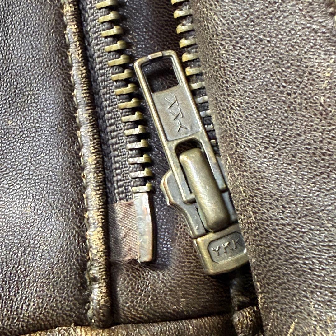 【90s】G-1 フライトレザージャケット M ムートン襟ボア・ライナー付き完品