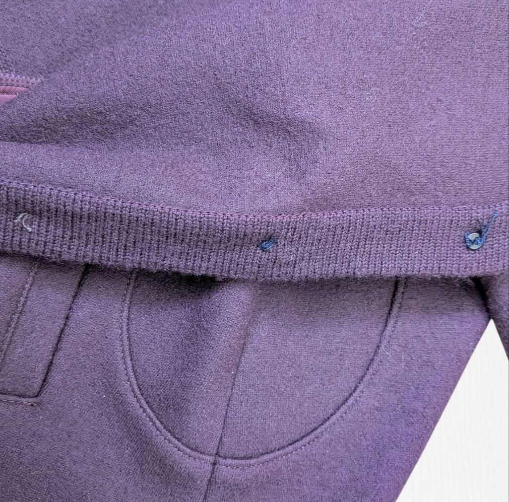 LEONARD レオナール コート パープル系 花柄 ４２サイズ