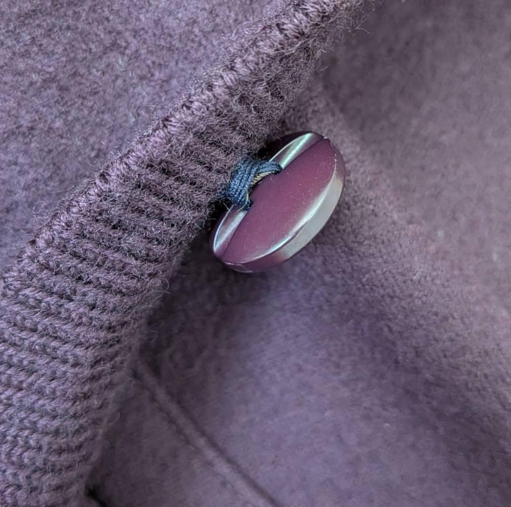 LEONARD レオナール コート パープル系 花柄 ４２サイズ