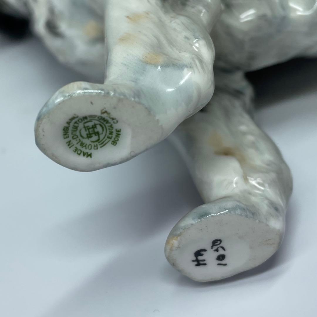 ロイヤルドルトン   イングリッシュセター 陶器　犬