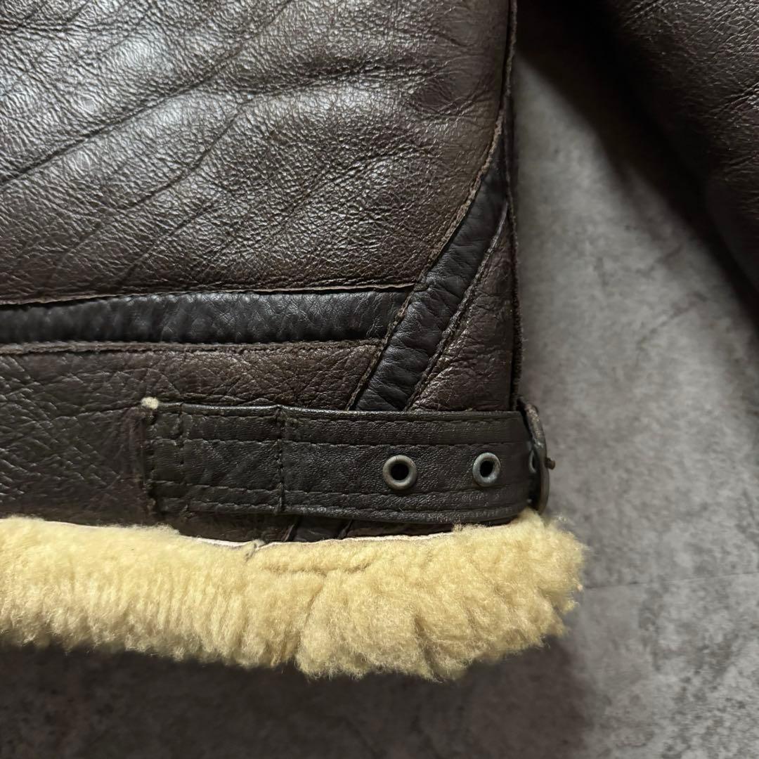 【90s vintage】フライトジャケット　B3 M ムートンジャケット　ボア