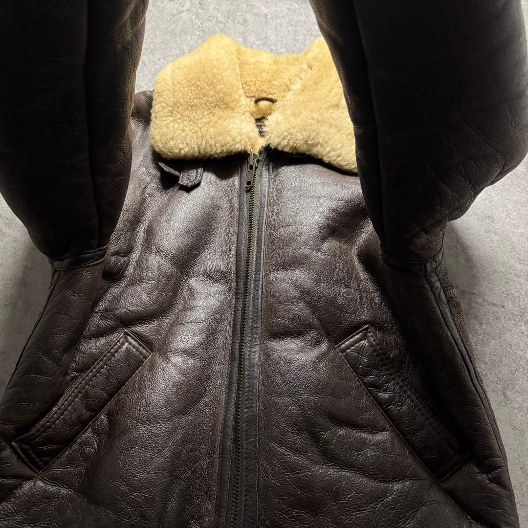 【90s vintage】フライトジャケット　B3 M ムートンジャケット　ボア