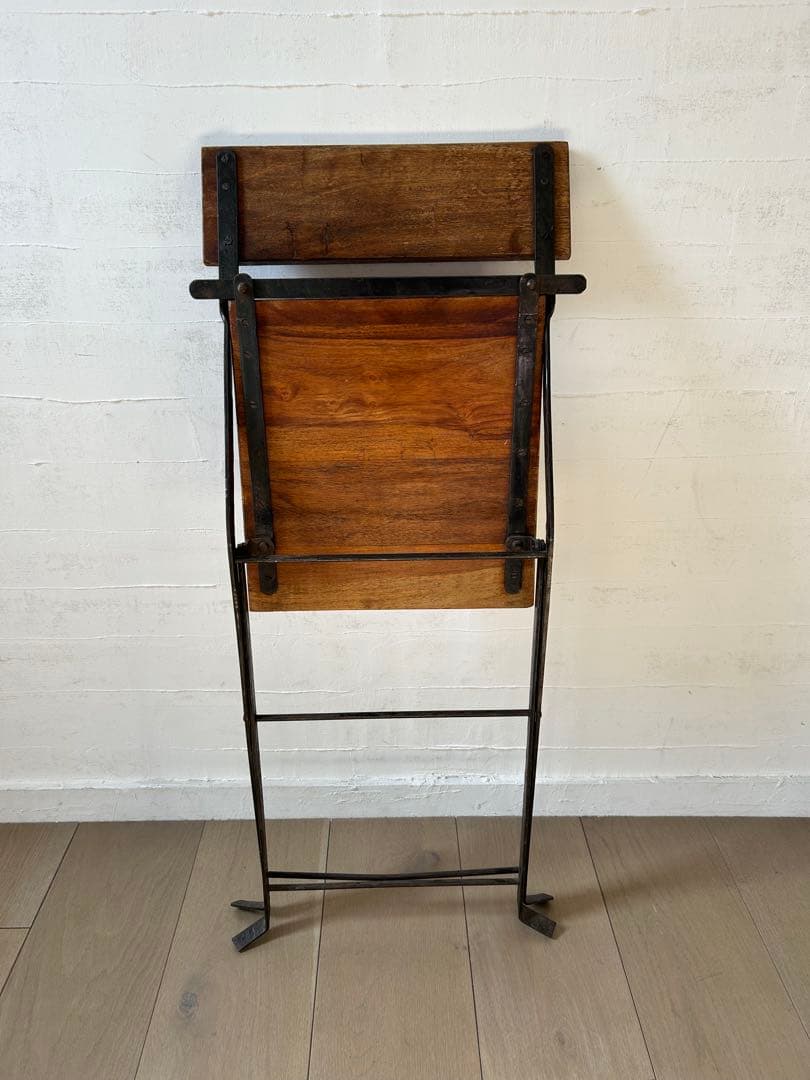 ヴィンテージ　折りたたみアイアンチェア　ガーデンチェア　雰囲気○ 1〜2脚あり