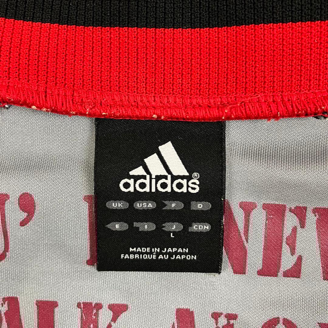 adidas リヴァプールFC トラックジャケット 日本製 古着 刺繍 赤 L