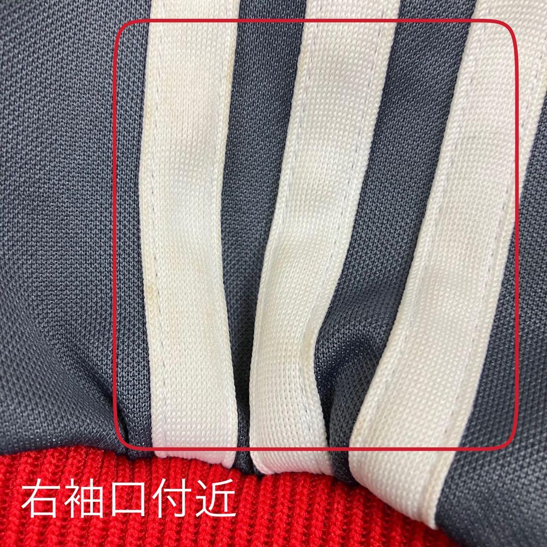 adidas リヴァプールFC トラックジャケット 日本製 古着 刺繍 赤 L