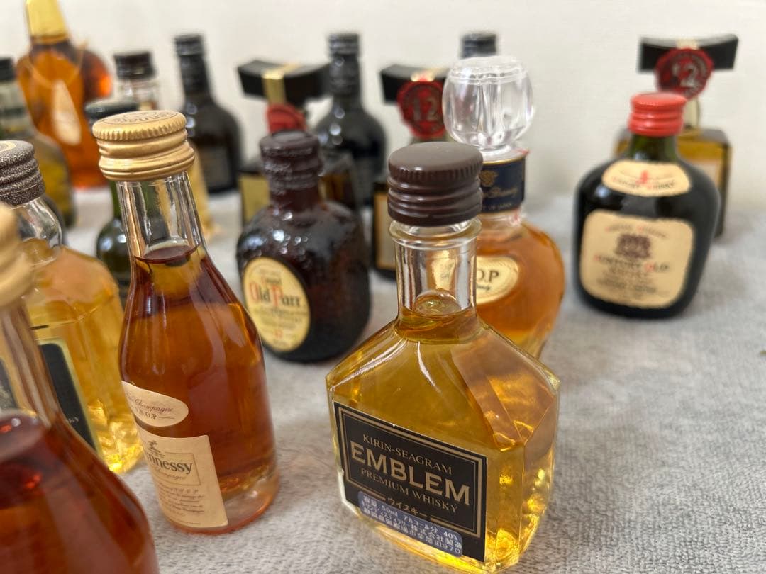 ウイスキー & ブランデー　ミニボトルセット