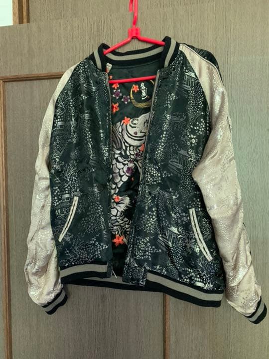 流儀スカジャン　リバーシブル