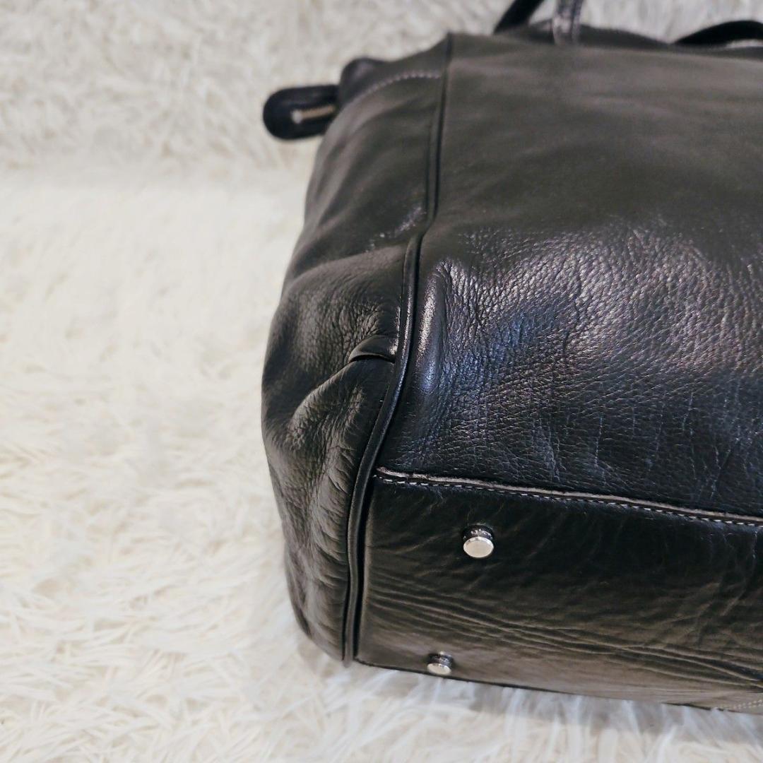 美品 aniary アニアリ トートバッグ 肩掛け 大容量 A4 黒 ブラック