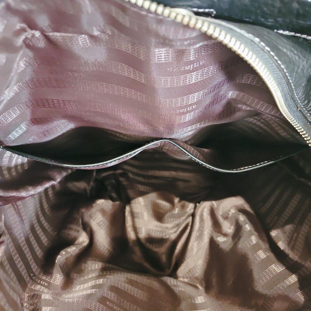 美品 aniary アニアリ トートバッグ 肩掛け 大容量 A4 黒 ブラック