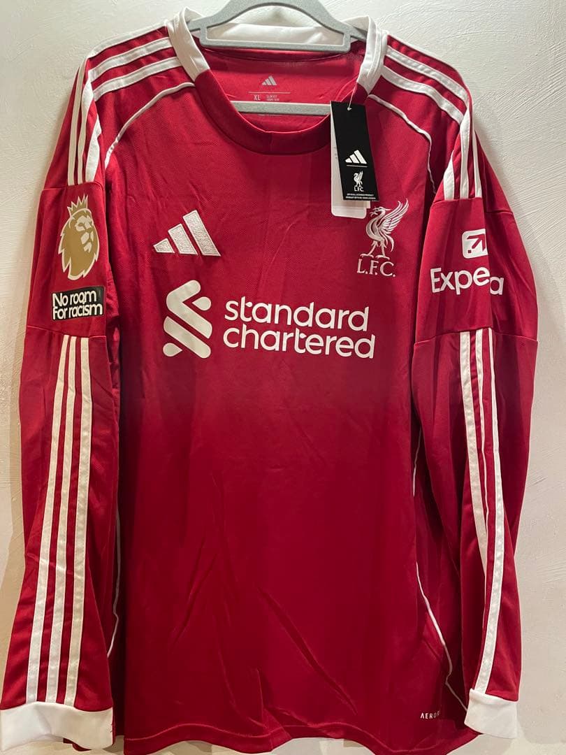 新品タグ付き　リバプール　25/26 ソボスライ　ユニフォーム　長袖