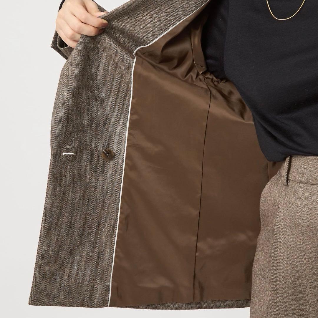 未使用green label relaxingホームスパン ダブル ジャケット