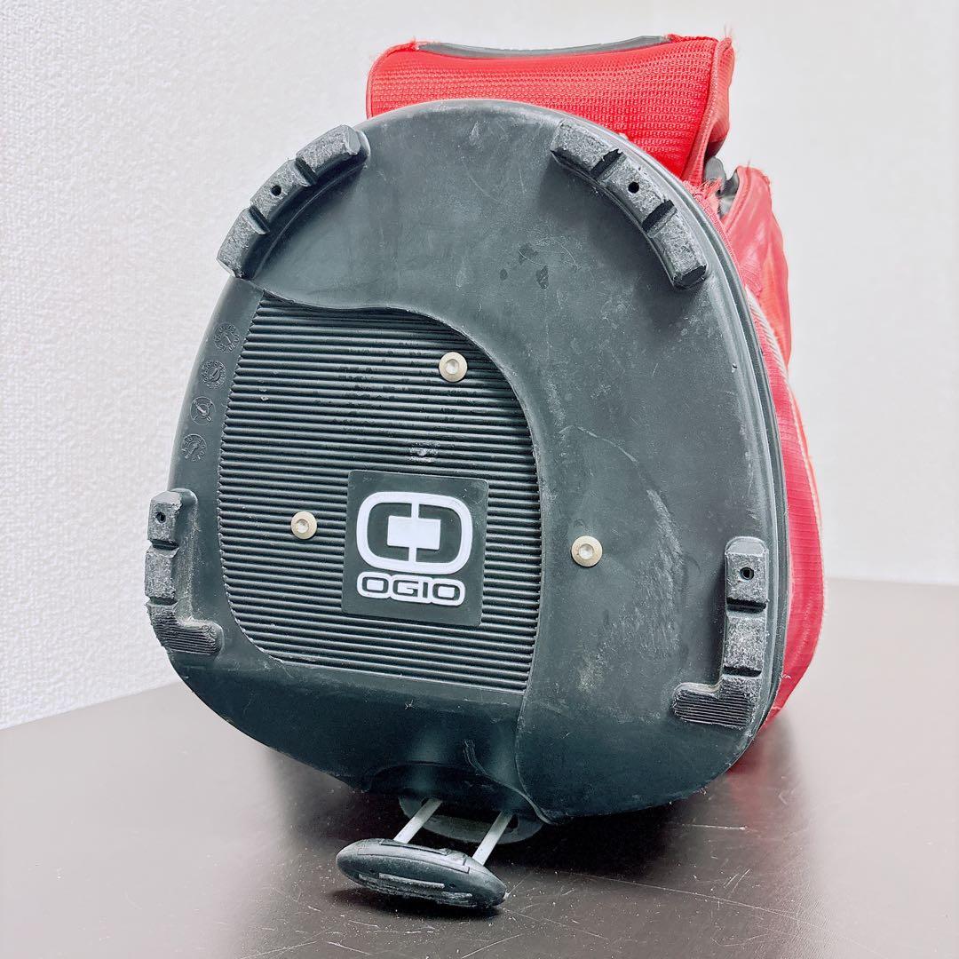 OGIO GROM スタンド式キャディバッグ 8分割 9.5型 レッド グロム