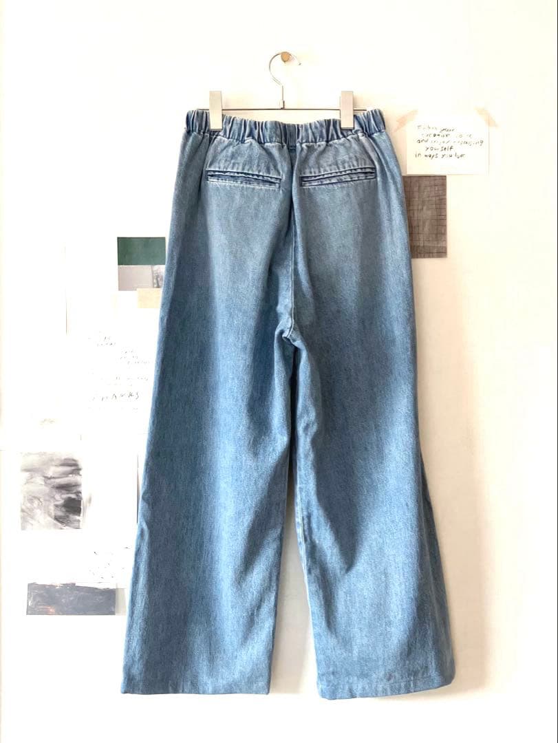 kagure フェードデニムイージーパンツ