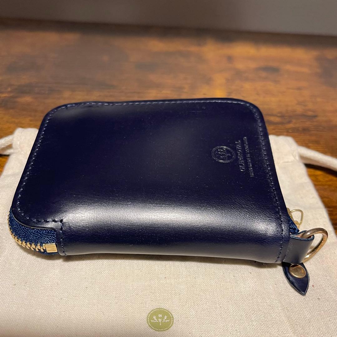 本日まで限定値下げ！【未使用 保証書有り】グレンロイヤル　二折りジップウォレット