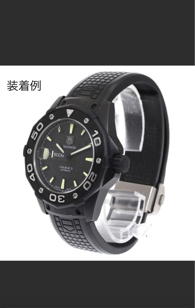 純正ラバーバンド タグホイヤー WAJ2180 アクアレーサー キャリバー5専用