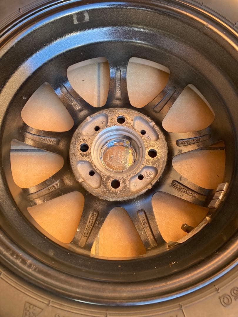 ブリヂストンブリザックVRX3 145/80R13スタッドレス4本ホイールセット