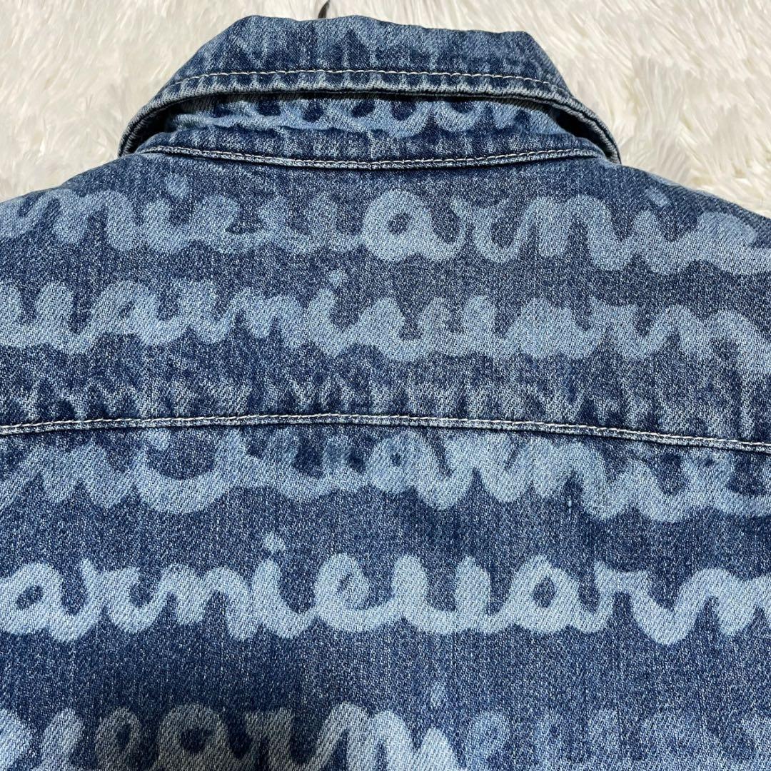 美品✨ MARNI 23SS Maremarni デニムシャツ 48 L 総柄