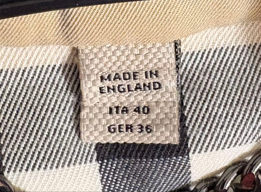 バーバリーESTABLISHED1856 トレンチコート ノバチェック 38