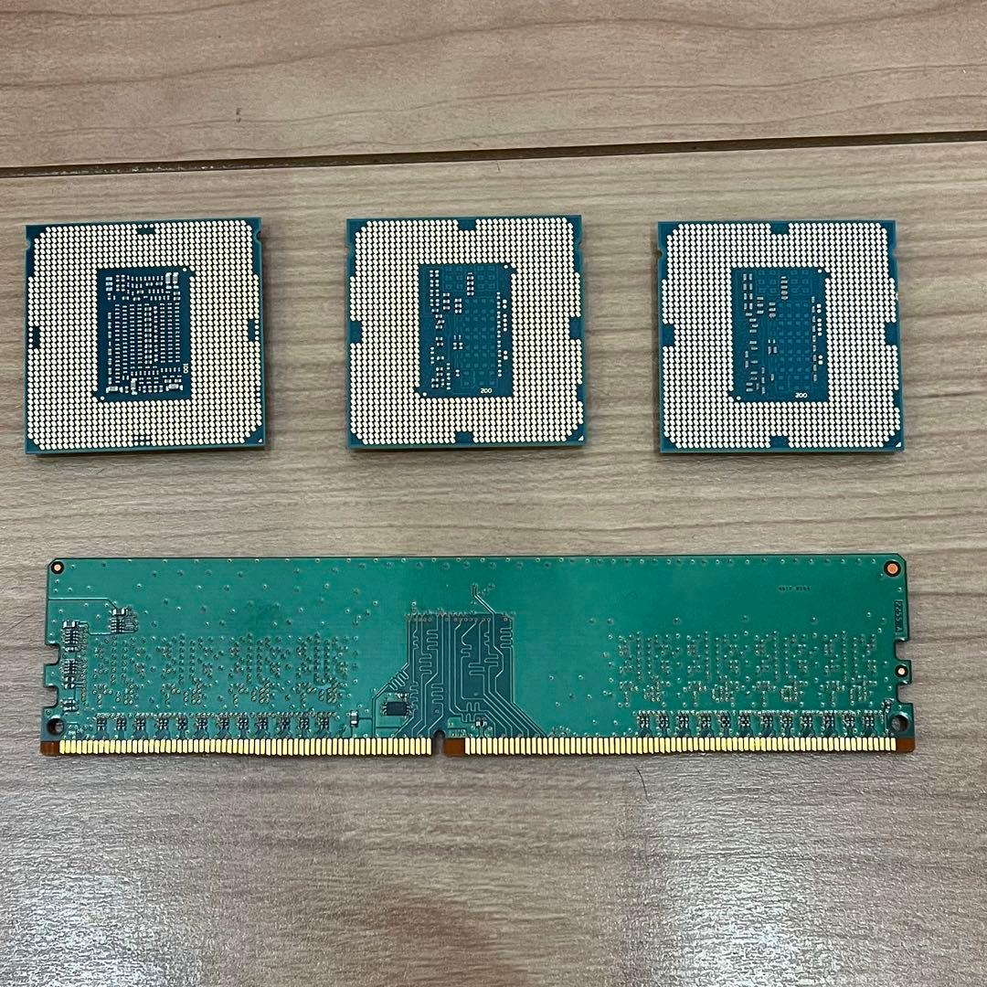 Intel Core i7 CPU3枚　メモリー1枚セット
