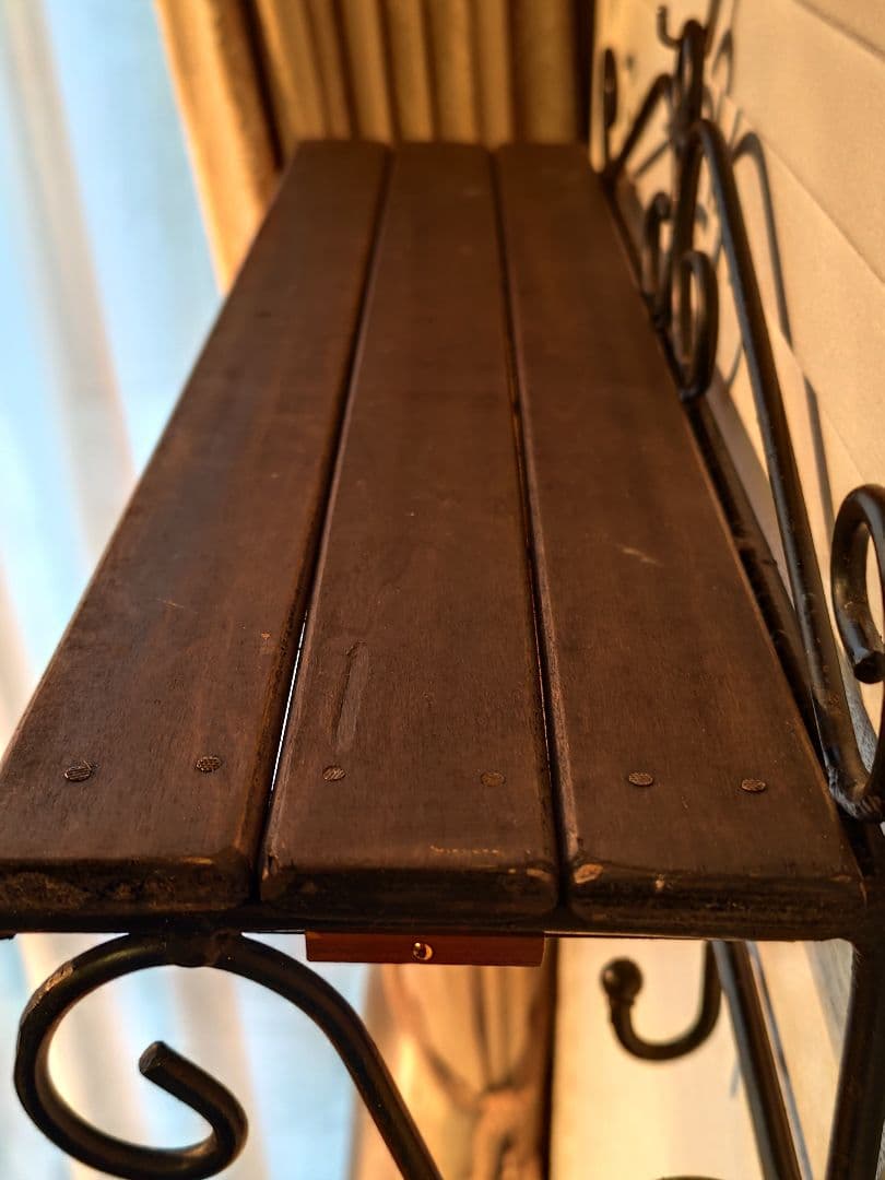 アイアン製　ウォールフック 　木製の棚　鉄　アイアン