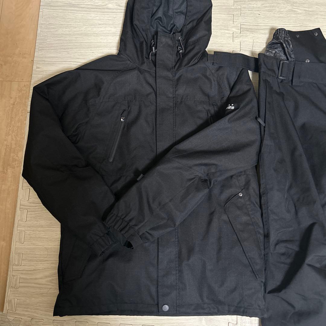 ブラックスノーボードウェアセット