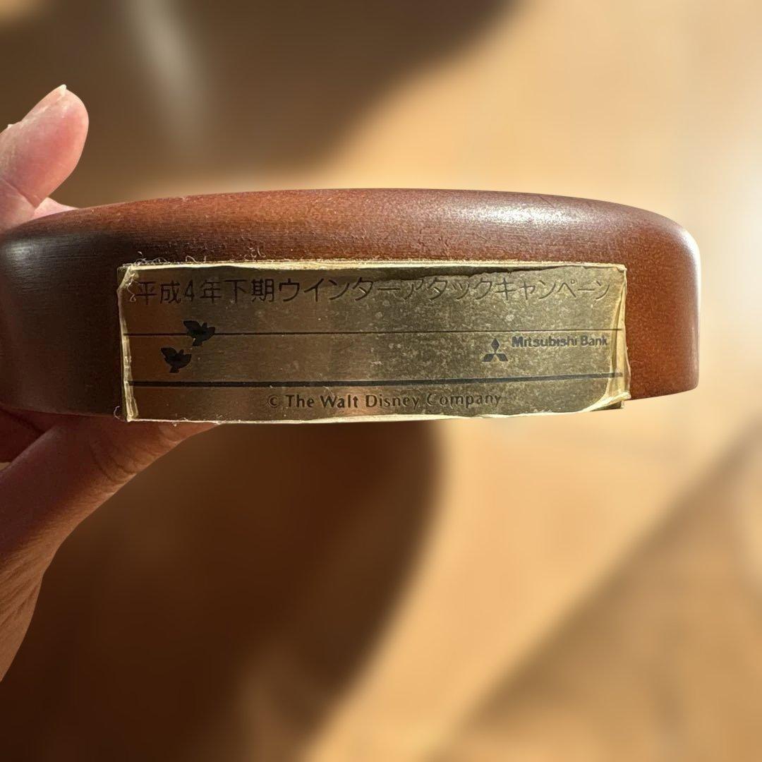 ★希少、レア、レトロ★ミッキーマウス オルゴール 陶器ミュージックボックス日本製