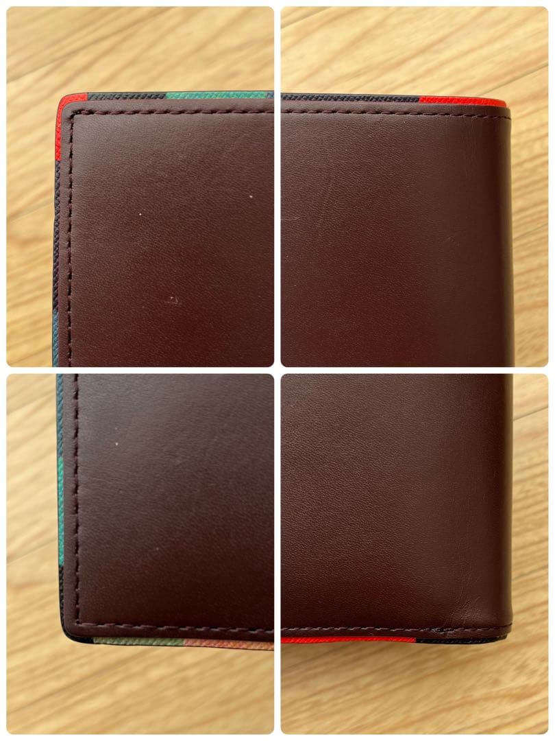 ポールスミス Paul Smith ダークブラウン 二つ折り財布