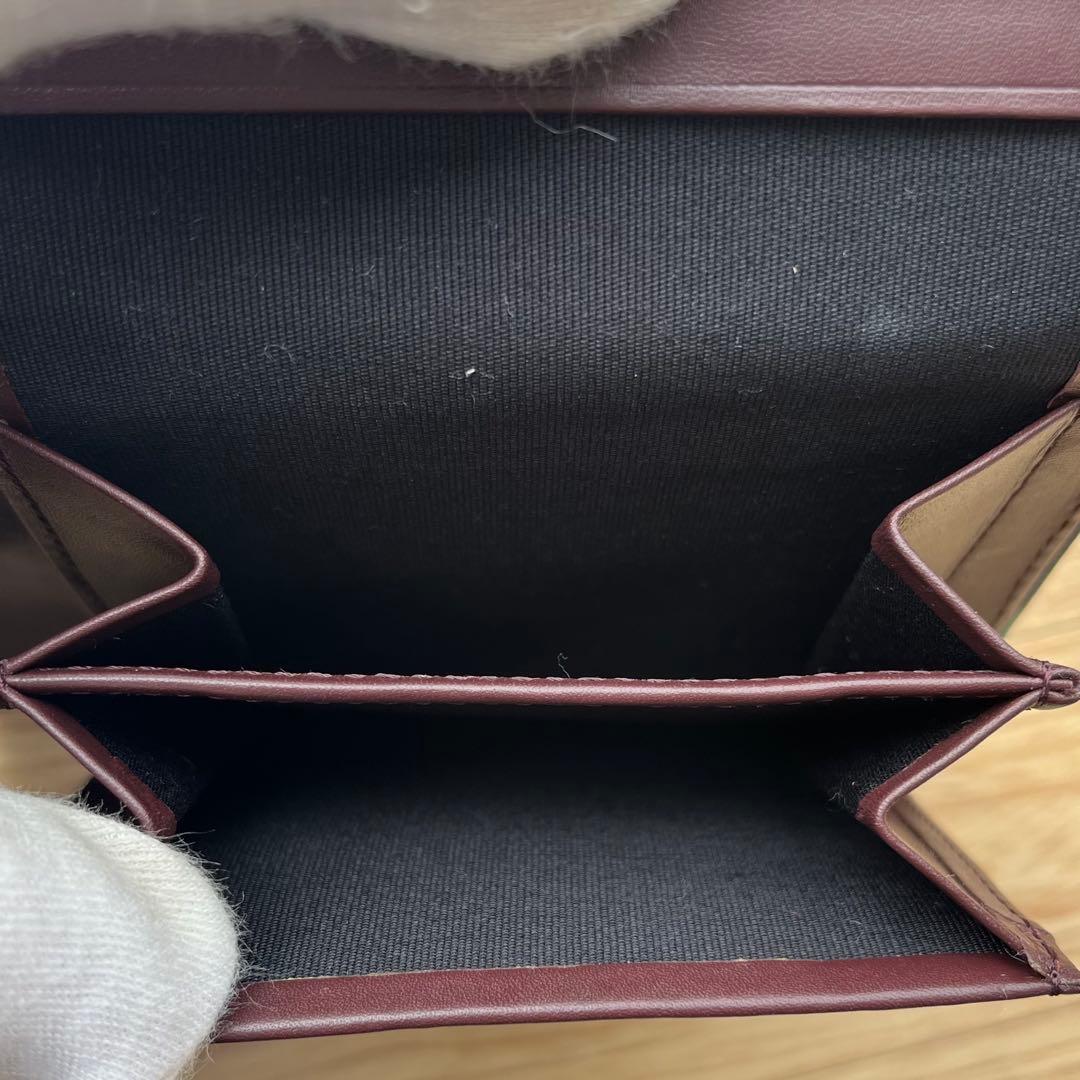 ポールスミス Paul Smith ダークブラウン 二つ折り財布