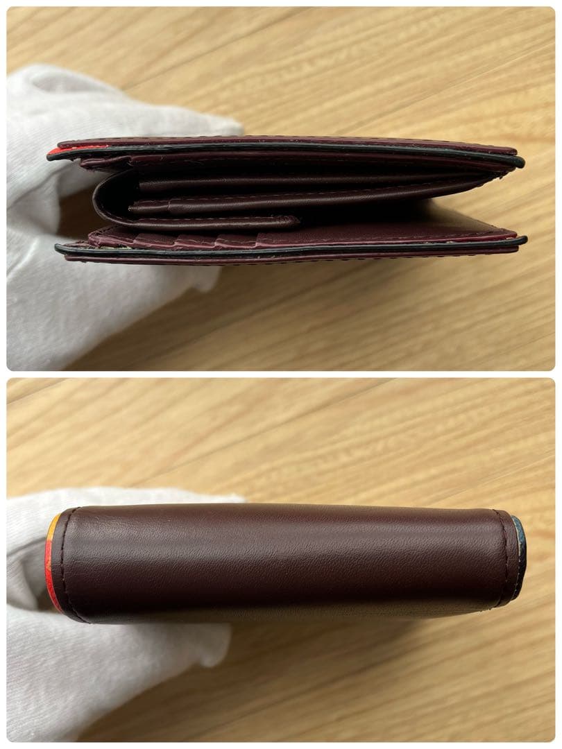 ポールスミス Paul Smith ダークブラウン 二つ折り財布