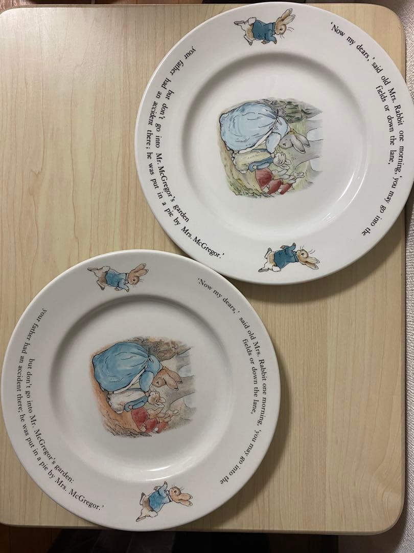 ウエッジウッド　ピーターラビット 食器セット 記念プレートのおまけ付き
