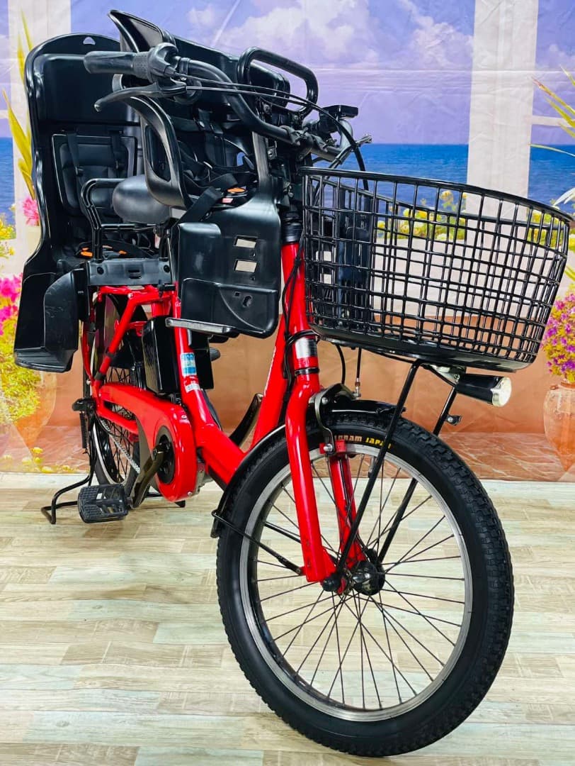 王様ギュットアニーズ⭐️16AHパナソニック子供乗せ電動アシスト自転車Y2358