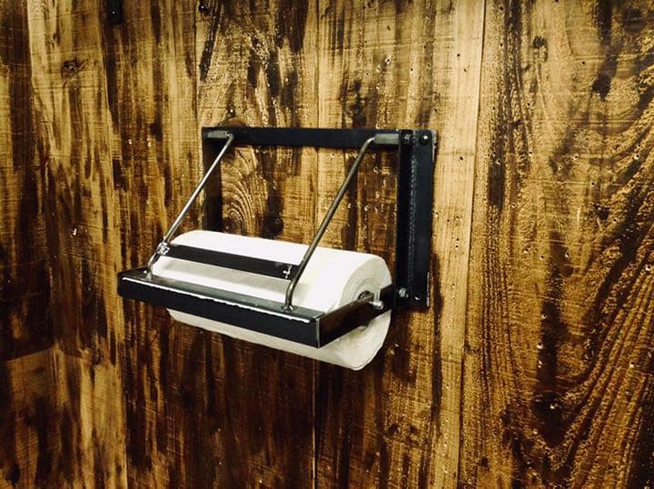 cream.70 キッチンペーパーホルダー 壁掛け インダストリアル