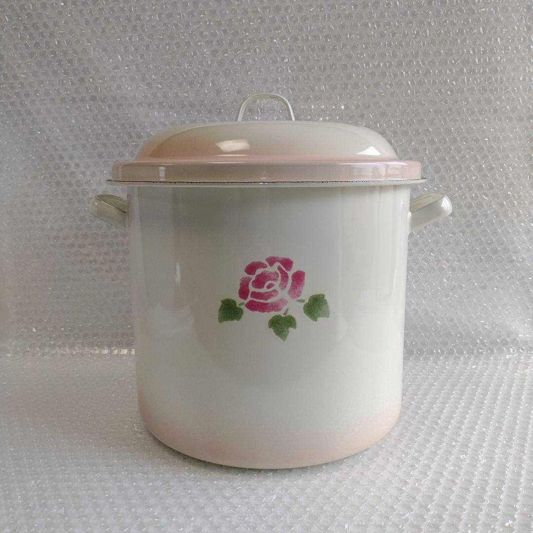 マニー　マニーローズ　ライス缶　ホーロー