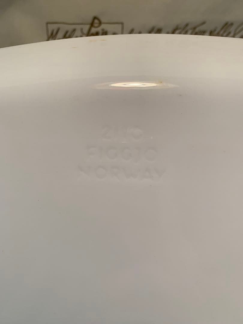 北欧ビンテージ　figgjo フィッギオMarket柄の横幅40㎝の大皿！