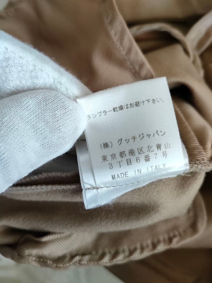 極美品★GUCCI グッチ スーツ セットアップ カシミア混合 パンツ Mサイズ